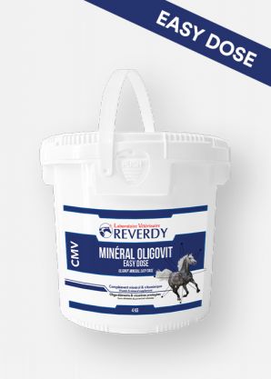 Reverdy Minéral Oligovit Easy Dose 4kg- Complément Minéral et Vitaminique (CMV) pour Chevaux
