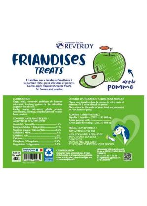 Friandises pomme Reverdy pour cheval