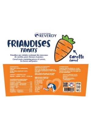 Friandises carotte cheval - Reverdy